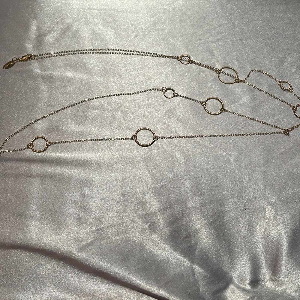Gold plated necklace
